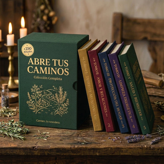 Abre tus caminos - Colección completa +250 rituales y limpiezas energéticas + 8 Bonos de regalo